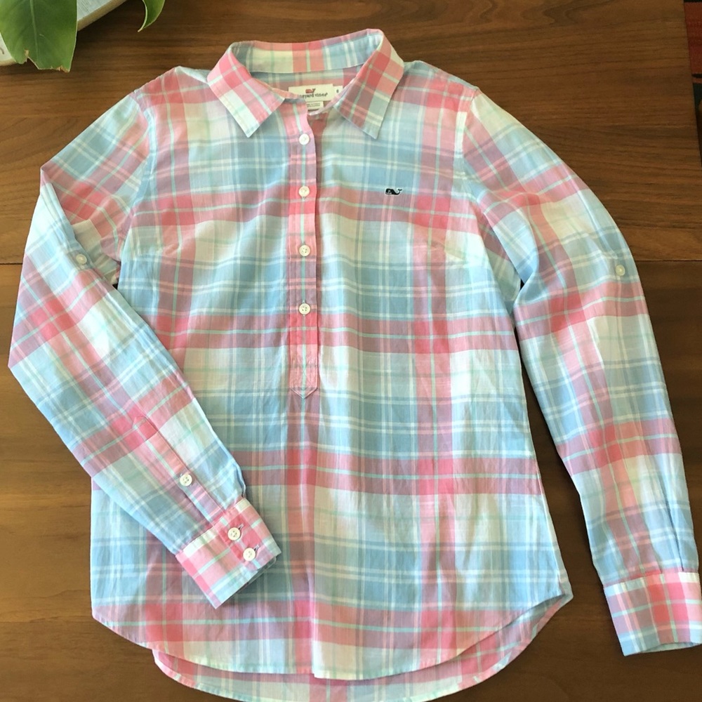Vineyard Vines 1/2 Button Up Shirt